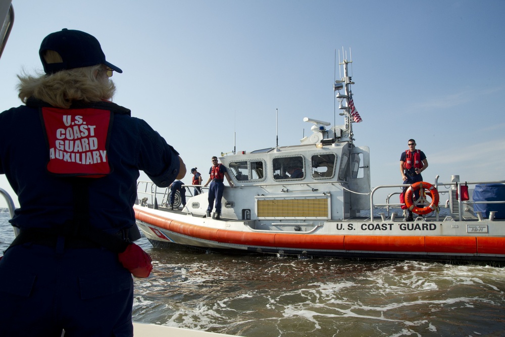 USCG, Auxiliary Support Security Efforts For Baltimore Fleet Week