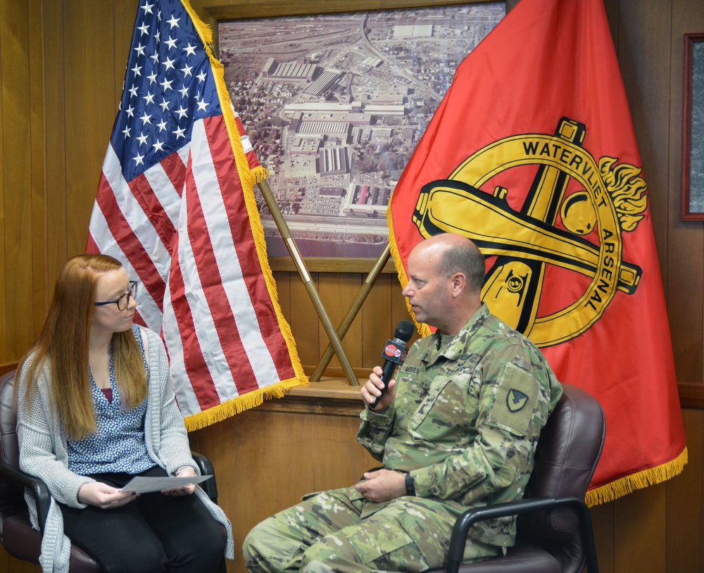 Arsenal commander conducts first interview