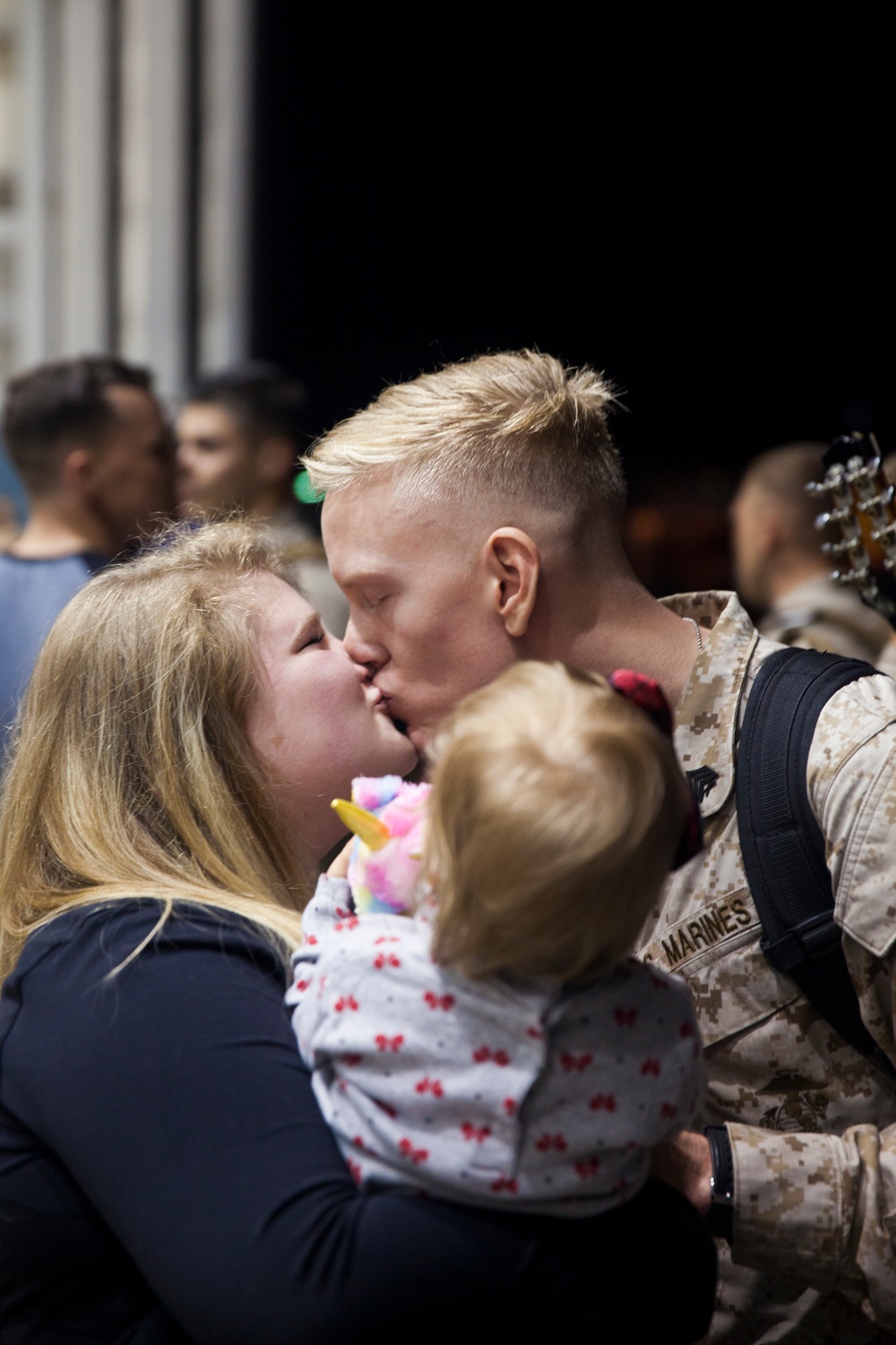 Friends  and Families Welcome VMAQ-4 Marines From Deployment
