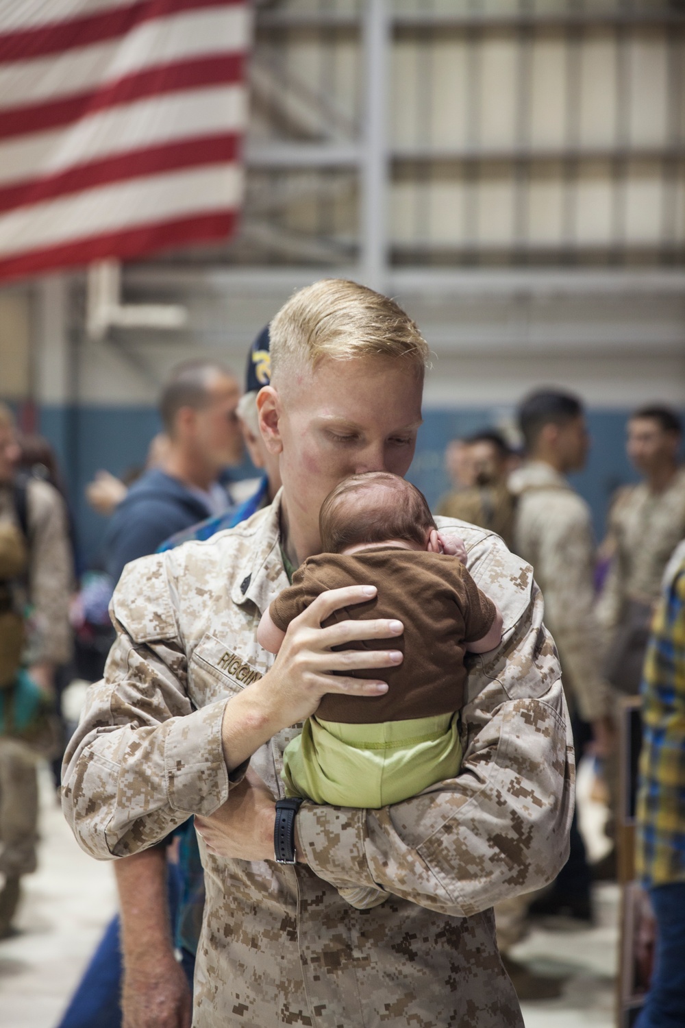 Friends  and Families Welcome VMAQ-4 Marines From Deployment