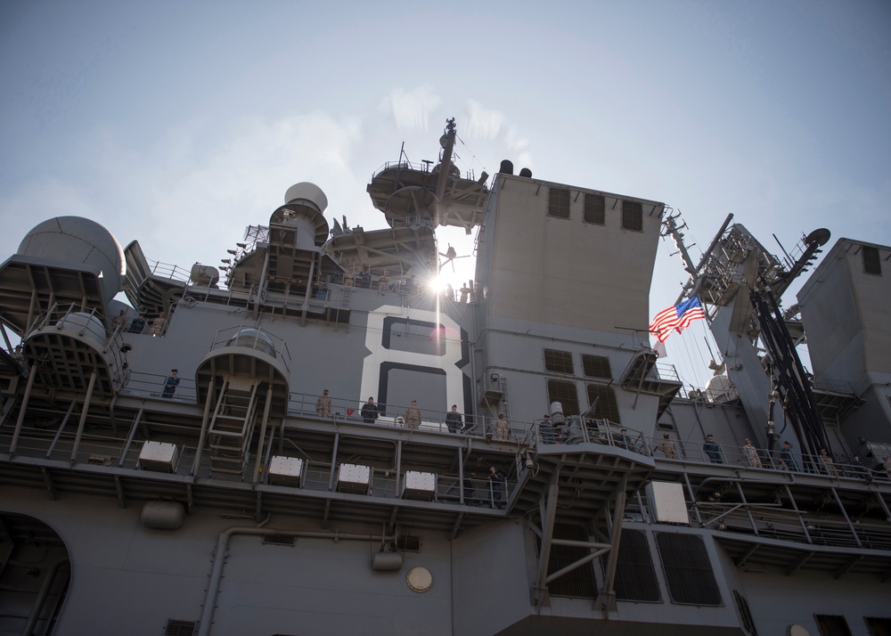 USS Makin Island (LHD 8) Departs for Deployment 2016