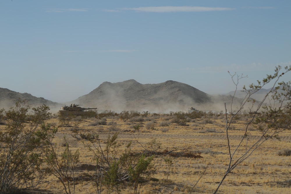 Movement through the desert terrain