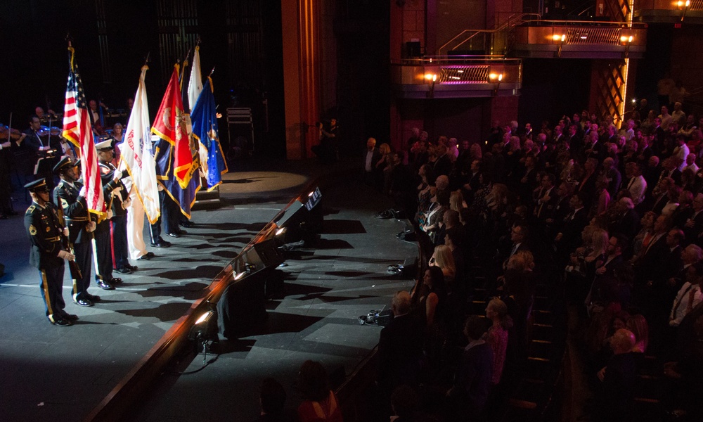 143rd ESC honor guard joins sister services during national benefit concert