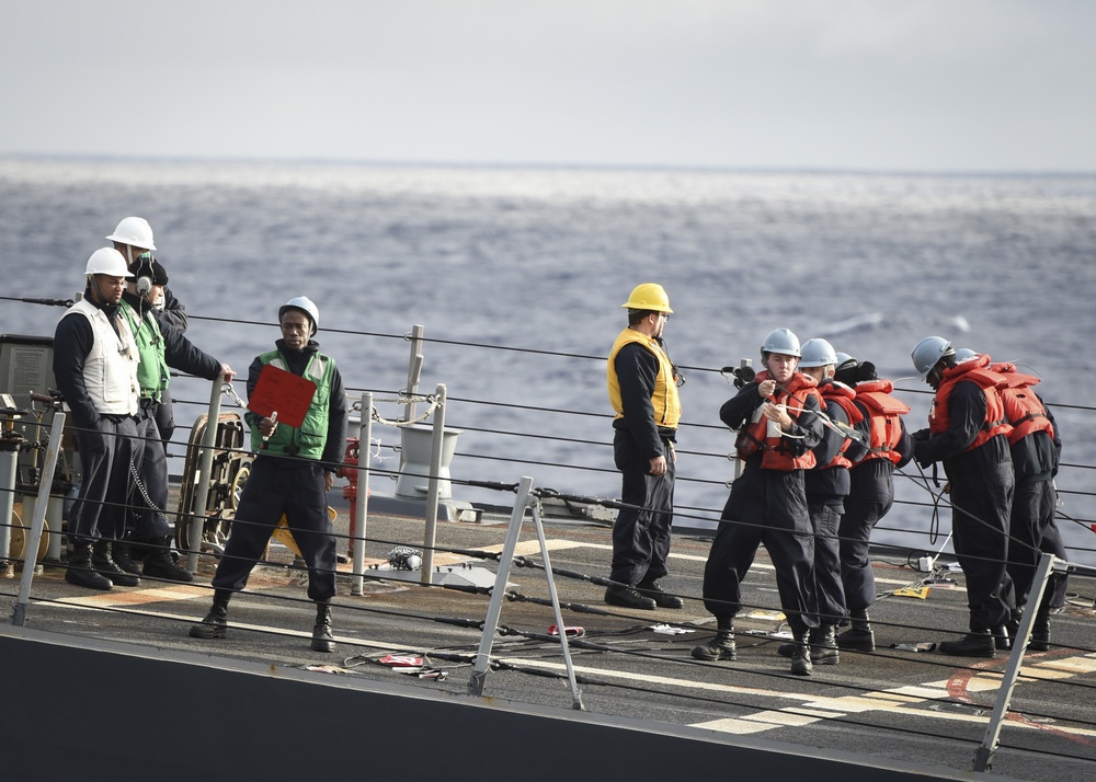 USS Chafee (DDG 90)  Steams with USS Nimitz (CVN 68)