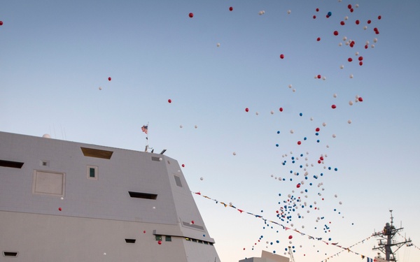USS Zumwalt (DDG 1000) commissioning