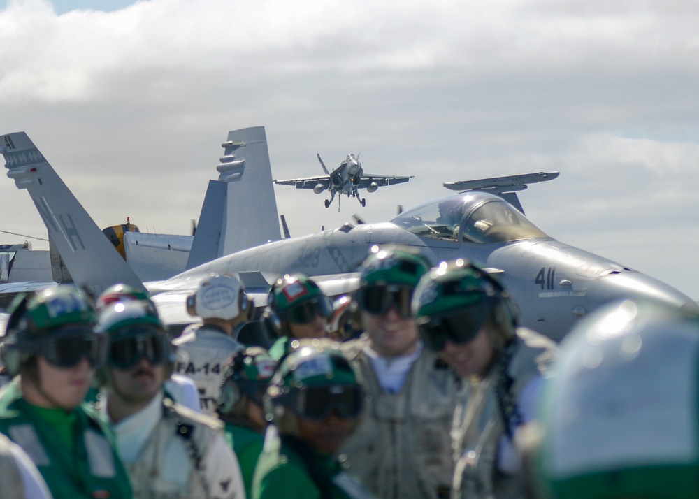 USS Nimitz conducts flight operations