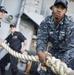 USS Nimitz gets underway from San Diego