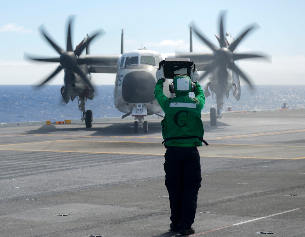 USS Nimitz conducts flight operations