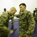 Hooking and jabbing, slashing and stabbing: Marines in Italy earn their brown belt