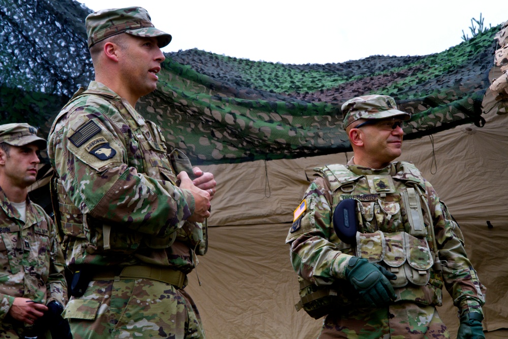 10th CAB's command tours Mountain Peak operations and rewards soldiers