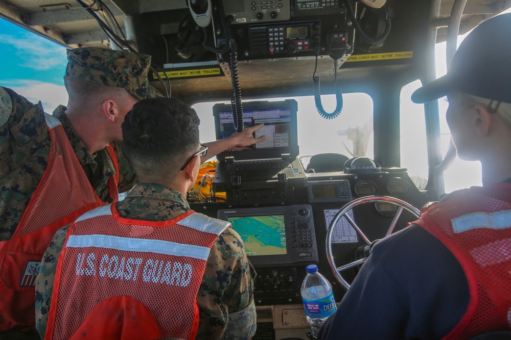 Marines go underway with Coast Guard
