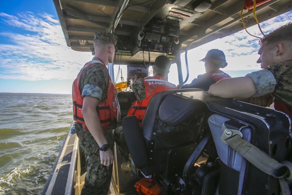Marines go underway with Coast Guard