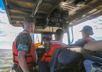 Marines go underway with Coast Guard