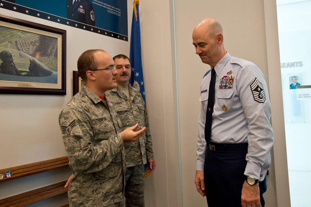 ANG Airmen begin new enlisted coin tradition