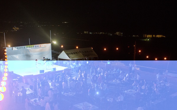 Camp Commander attends Moon Viewing Party