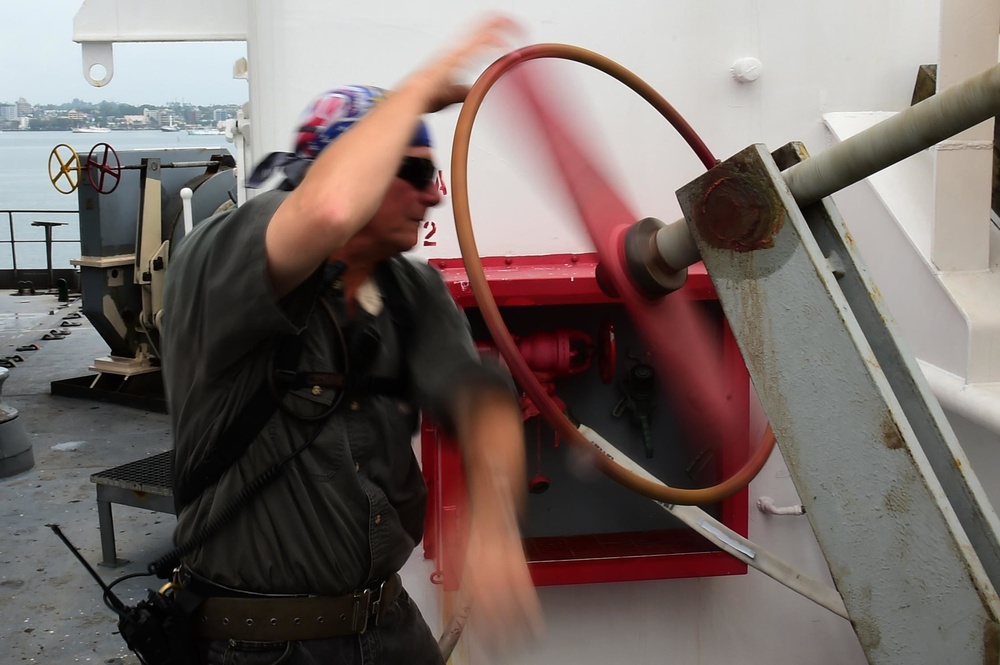 MSC Mariners, service members aboard USNS Pililaau voyage during KOA MOANA 16-4