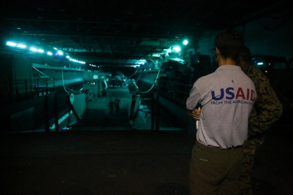 USAID tours the USS Iwo Jima