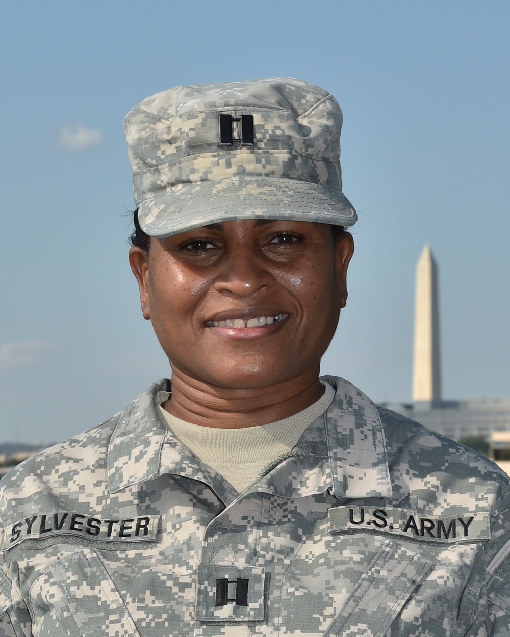 Army Captain Sylvester supports presidential inauguration