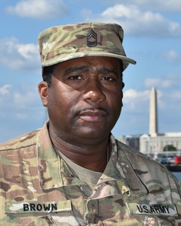 Army Master Sergeant Brown supports presidential inauguration