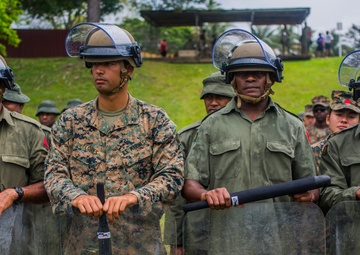 Koa Moana and the RFMF share non-lethal techniques