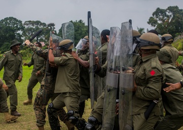 Koa Moana and the RFMF share non-lethal techniques