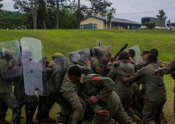 Koa Moana and the RFMF share non-lethal techniques