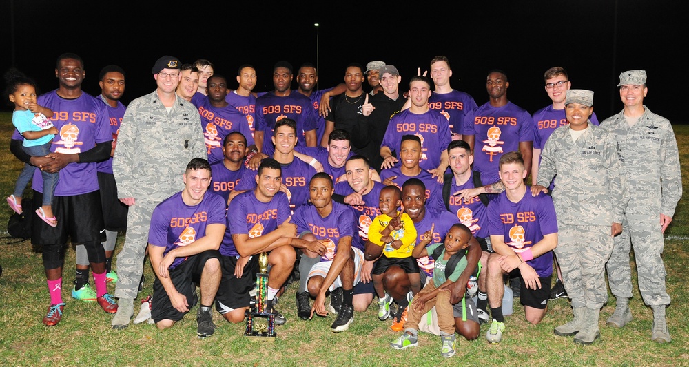 509th SFS wins back-to-back flag-football championships