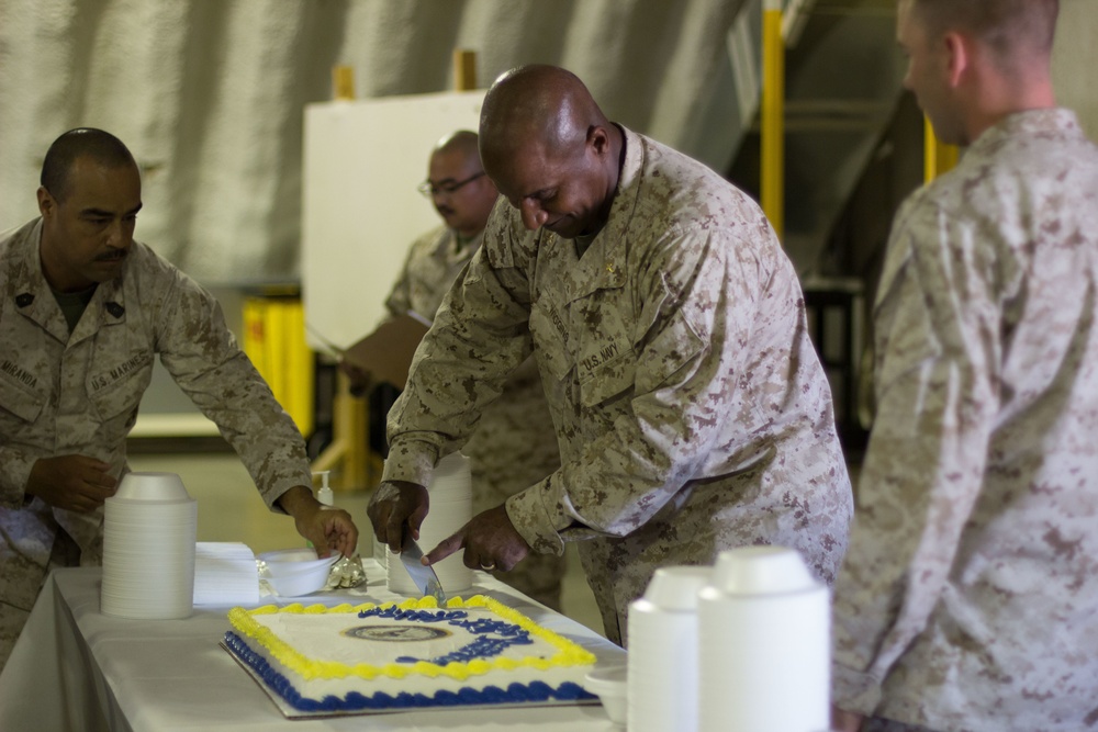 Navy celebrates birthday at Camp Wilson