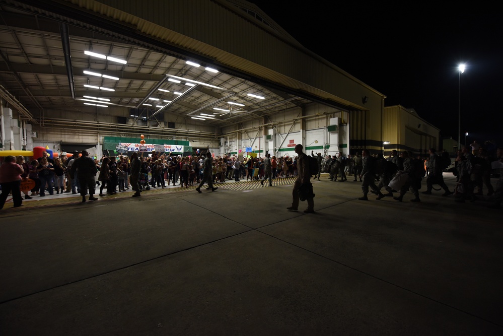 335th FS, 4th MXG Airmen return home