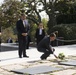 Prime Minister of Italy Matteo Renzi visits Arlington National Cemetery