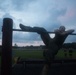 Marine recruits build strength during physical training on Parris Island