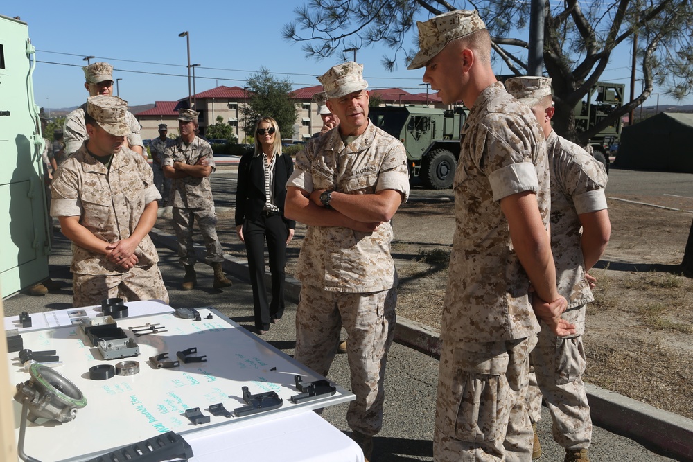 I Marine Expeditionary Force Commanding General Visit