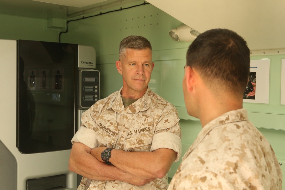 I Marine Expeditionary Force Commanding General Visit