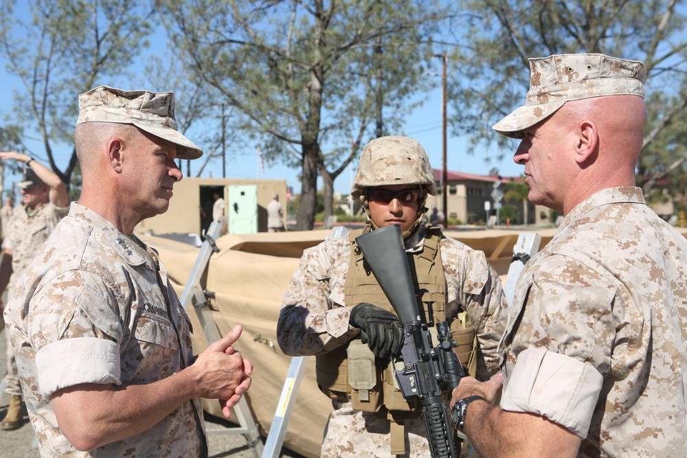 I Marine Expeditionary Force Commanding General Visit