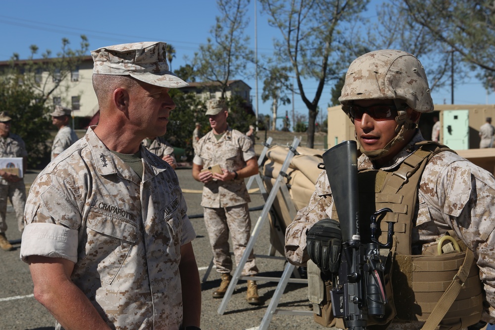 I Marine Expeditionary Force Commanding General Visit