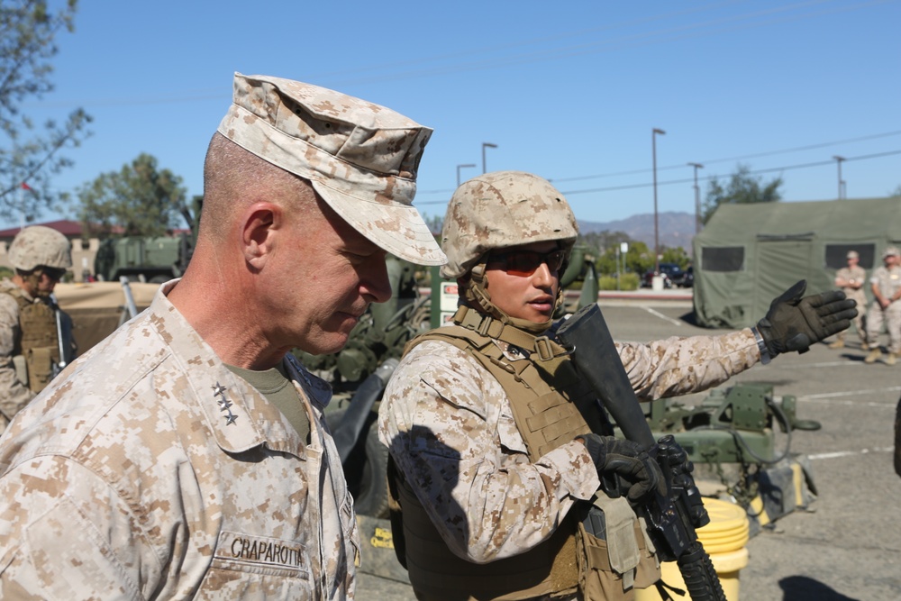 I Marine Expeditionary Force Commanding General Visit