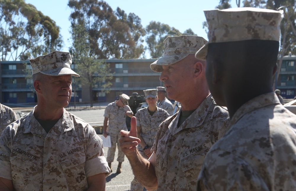 I Marine Expeditionary Force Commanding General Visit