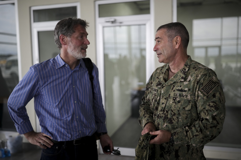 JTF Matthew Commander meets with US Ambassador to Haiti