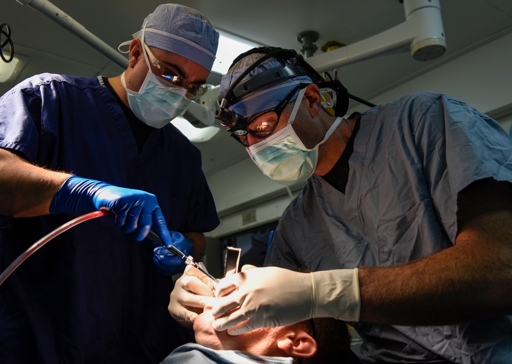 Oral Surgery Conducted Aboard Nimitz