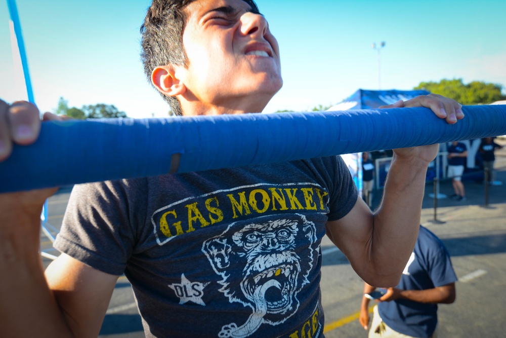 New Navy STEM Attraction 'Nimitz&quot; Impresses Students During Houston Navy Week