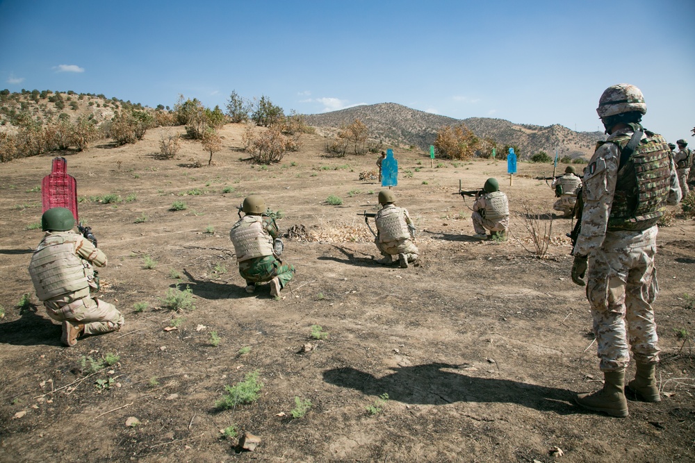 Peshmerga soldiers complete culminating training exercise