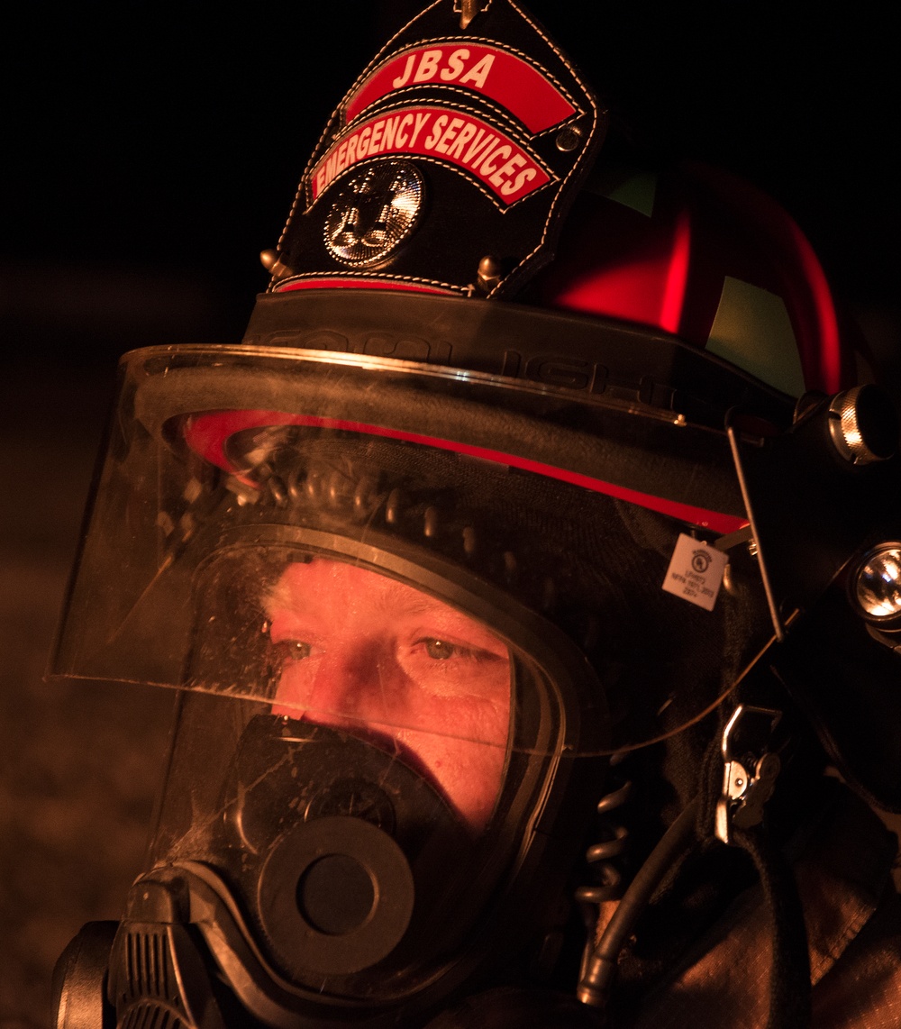 JBSA-Randolph firefighters conduct night fire training