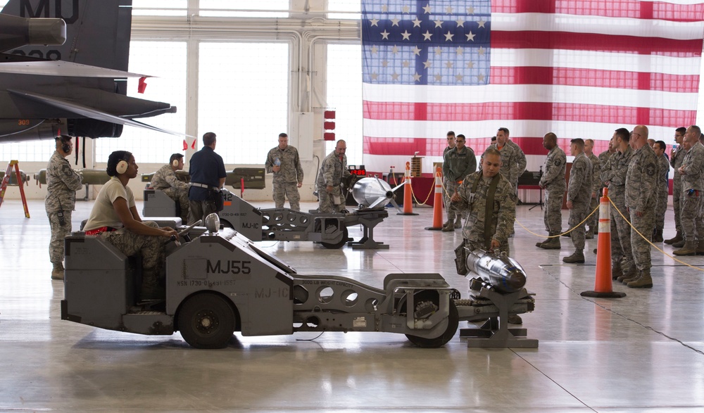 Squadrons go head to head in weapons load competition