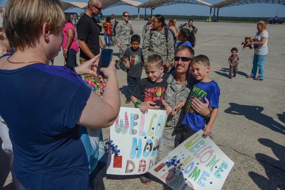 169th Fighter Wing returns from TSP deployment