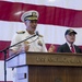 SECNAV speaks on board USS America.