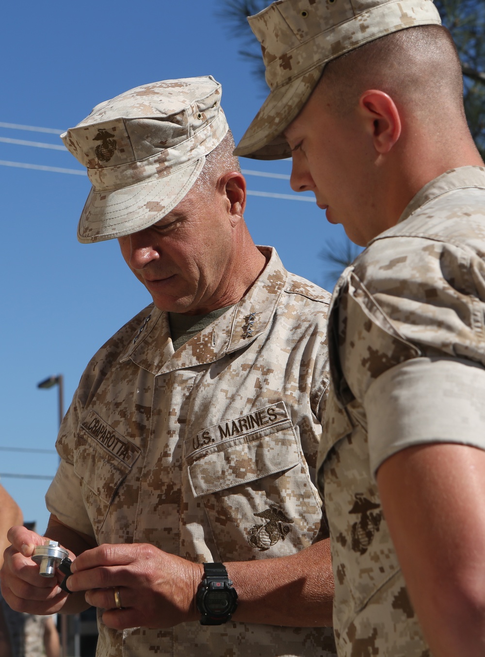 I Marine Expeditionary Force Commanding General Visit