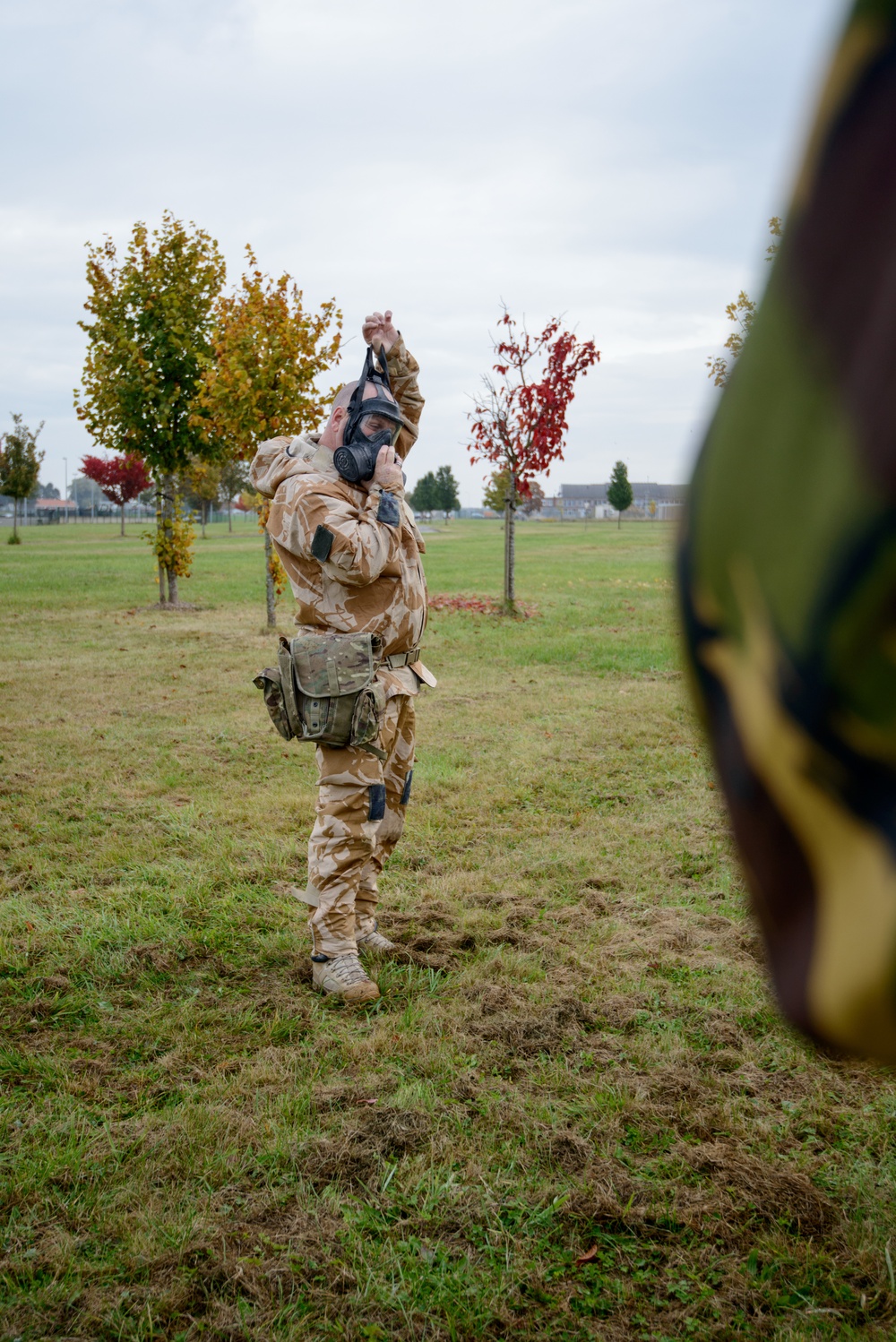 British Armed Forces train in US CBRN facilities