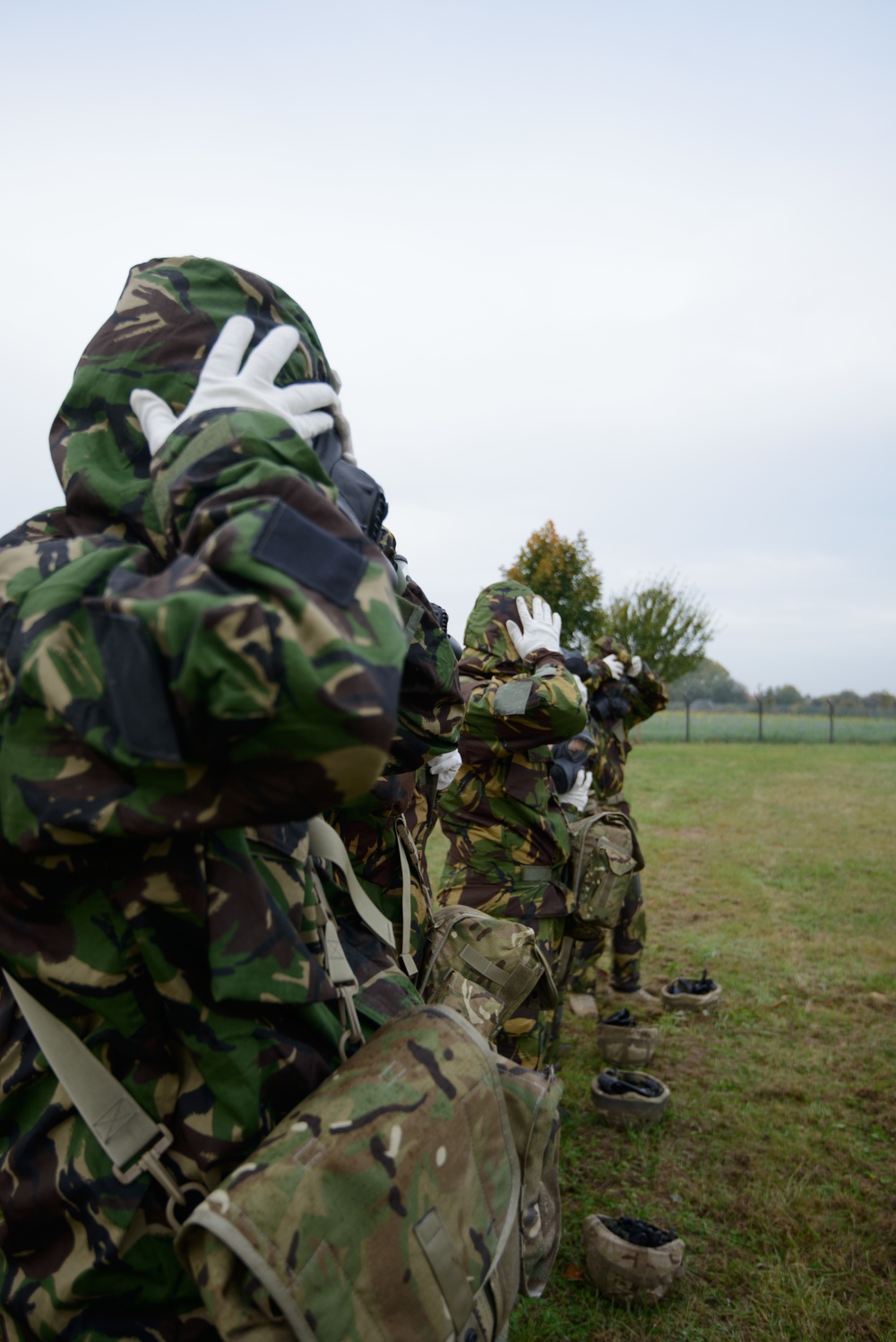 British Armed Forces train in US CBRN facilities