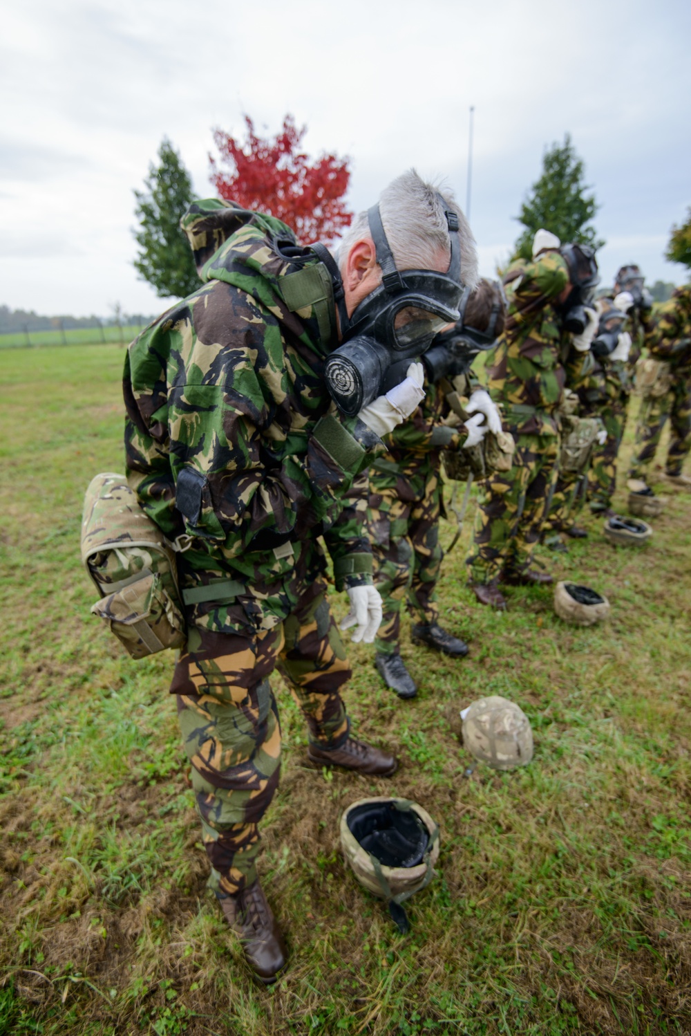 British Armed Forces train in US CBRN facilities