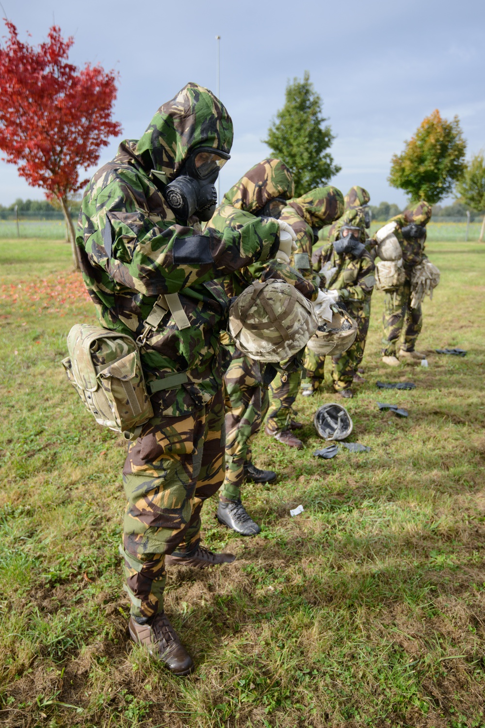 British Armed Forces train in US CBRN facilities